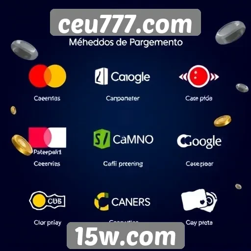 Métodos de pagamento aceitos em ceu777.com